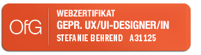 OfG UX UI Design Zertifikat Behrend